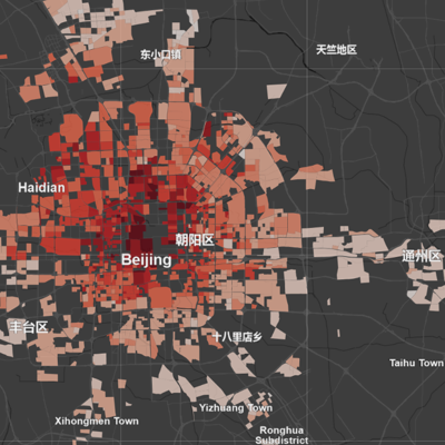 https://www.kaggle.com/alshan/beijing-housing-prices-on-a-map-with-spatial-join